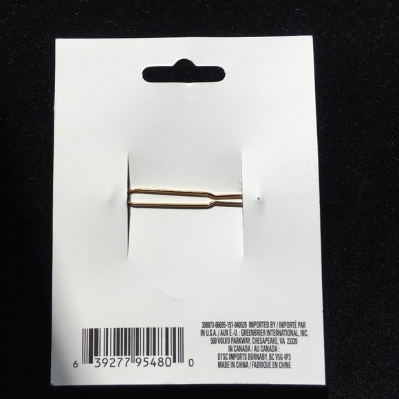 *3/$25* Gold Heart Hair Clip / Barrette - Picture 4 of 5